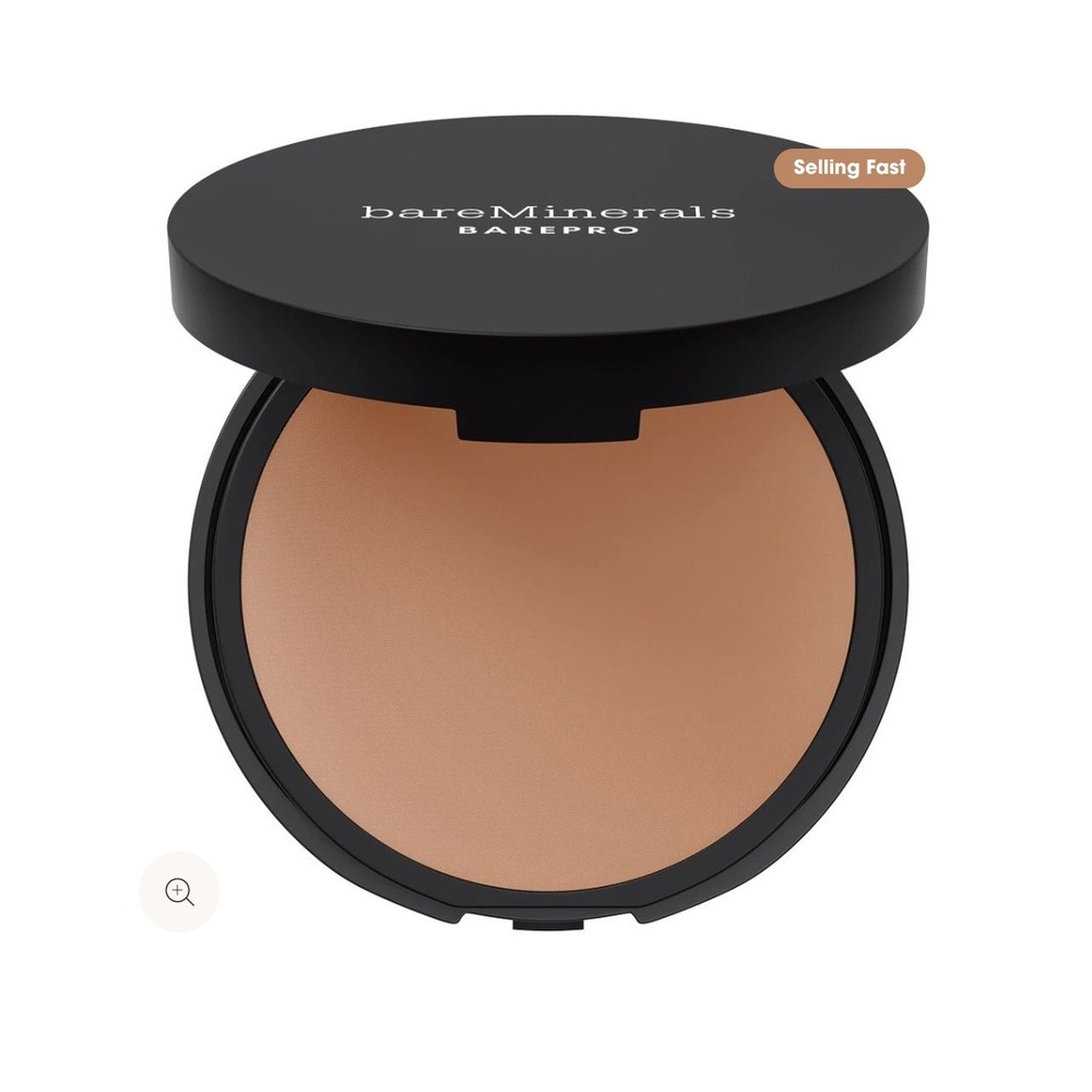 bareMinerals BAREPRO 16HR Powder Foundation Medium Deep 45 Cool Matte Full Cover